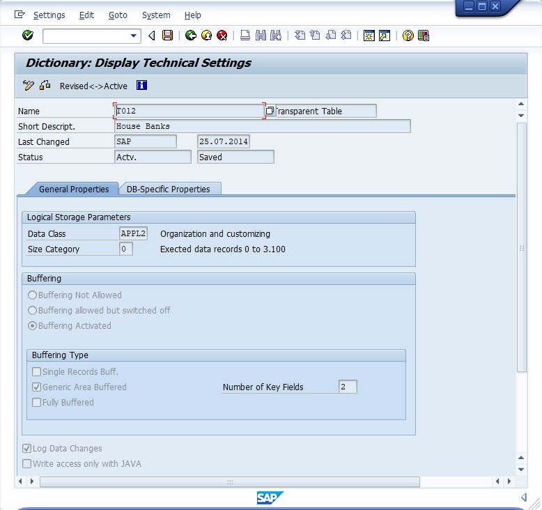 Check Table Logging In SAP